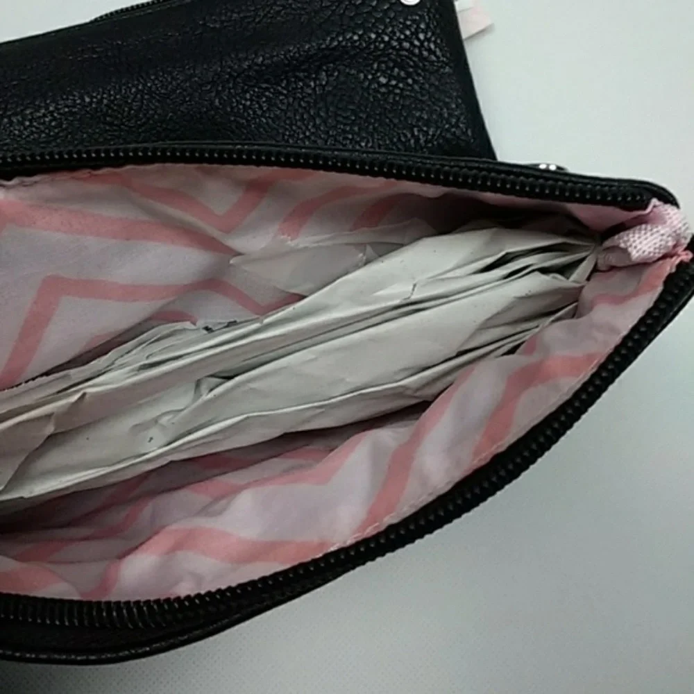 Candie's Black Makeup Pouch